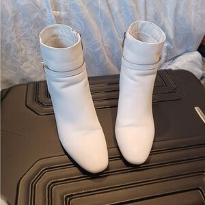 Chic White Ankle Booties